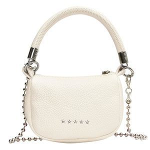 Small Handbag, Minimalist Retro Saddle Bag Chain Shoulder Bag, Casual :[